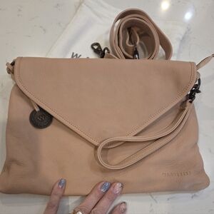 Elegant Wandler Tan Leather Crossbody Bag